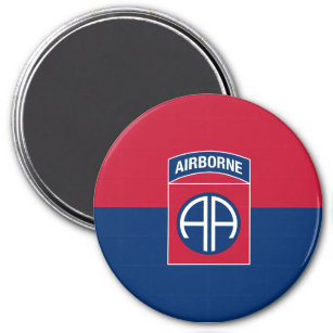 82nd Airborne Division Flag Military Veteran Magnet