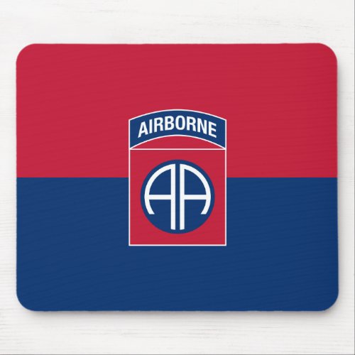 82nd Airborne Division Flag Military Veteran Mouse Pad