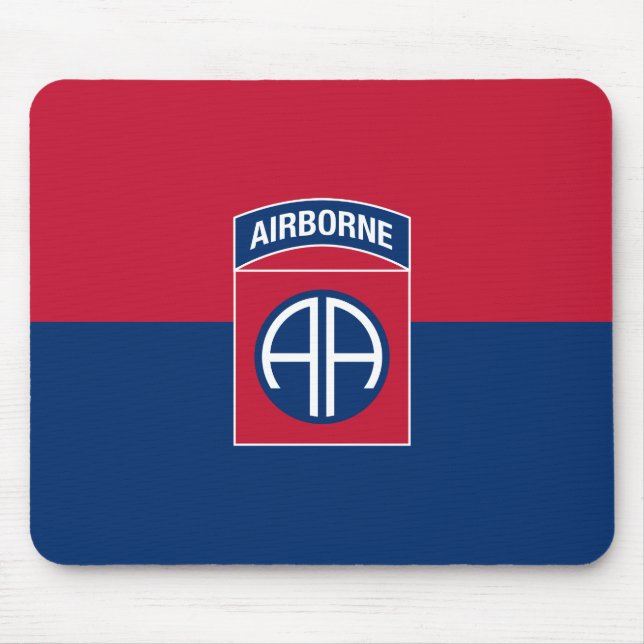 82nd Airborne Division Flag Military Veteran Mouse Pad (Front)