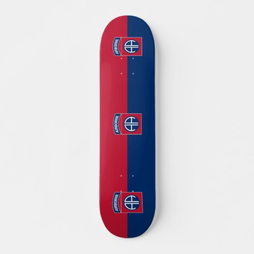 82nd Airborne Division Flag Military Veteran Skateboard