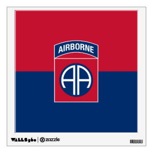 82nd Airborne Division Flag Military Veteran Wall Decal