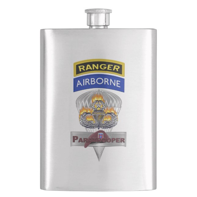82nd Airborne Division  Flask (Front)