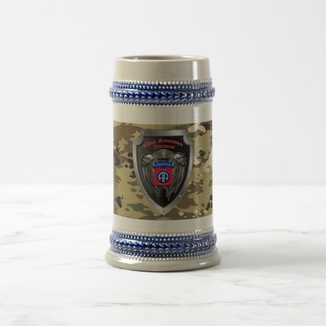 82nd Airborne Division - Fort Bragg Beer Stein (Center)