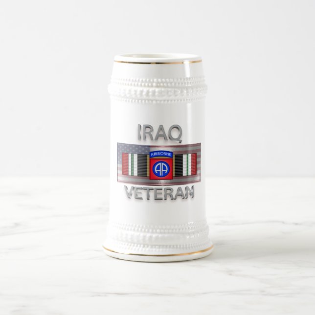 82nd Airborne Division - Fort Bragg Beer Stein (Center)