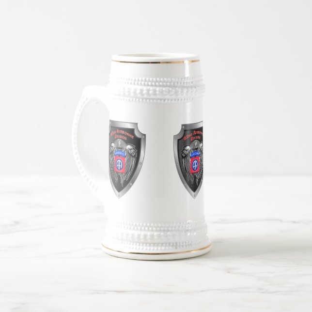 82nd Airborne Division Fort Bragg Beer Stein (Front Left)