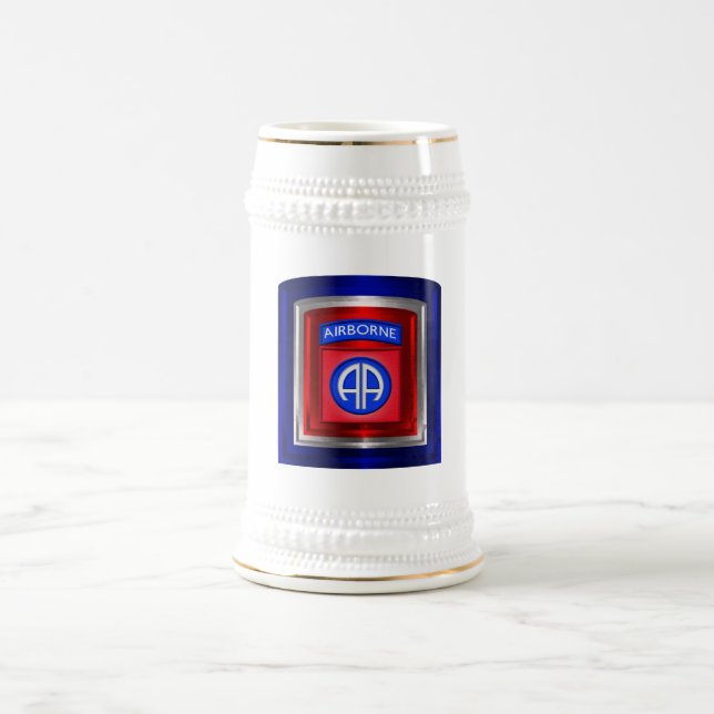 82nd Airborne Division - Fort Bragg Beer Stein (Center)