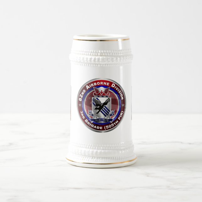 82nd Airborne Division - Fort Bragg Beer Stein (Center)