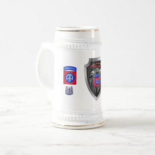 82nd Airborne Division - Fort Bragg Beer Stein