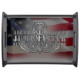 82nd Airborne Division Fort Bragg Jumpmaster Serving Tray