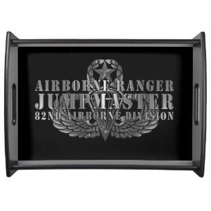 82nd Airborne Division Fort Bragg Jumpmaster Serving Tray