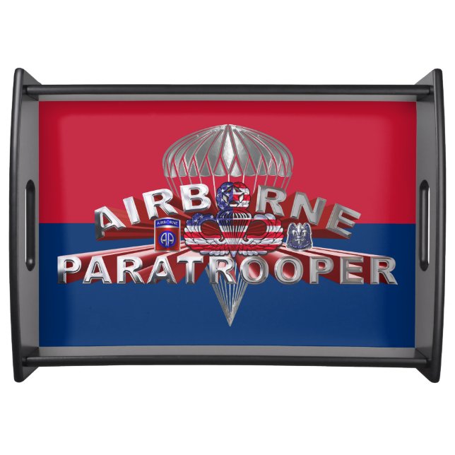 82nd Airborne Division Fort Bragg Serving Tray (Front)
