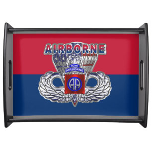 82nd Airborne Division Fort Bragg Serving Tray