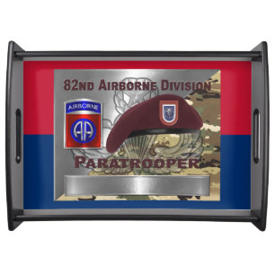 82nd Airborne Division Fort Bragg Serving Tray