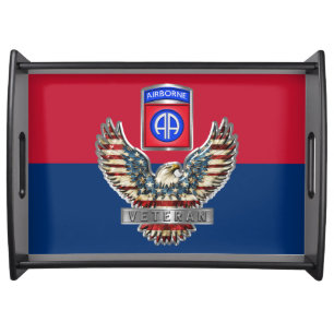 82nd Airborne Division Fort Bragg Serving Tray