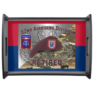 82nd Airborne Division Fort Bragg Serving Tray