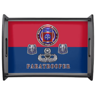 82nd Airborne Division Fort Bragg Serving Tray