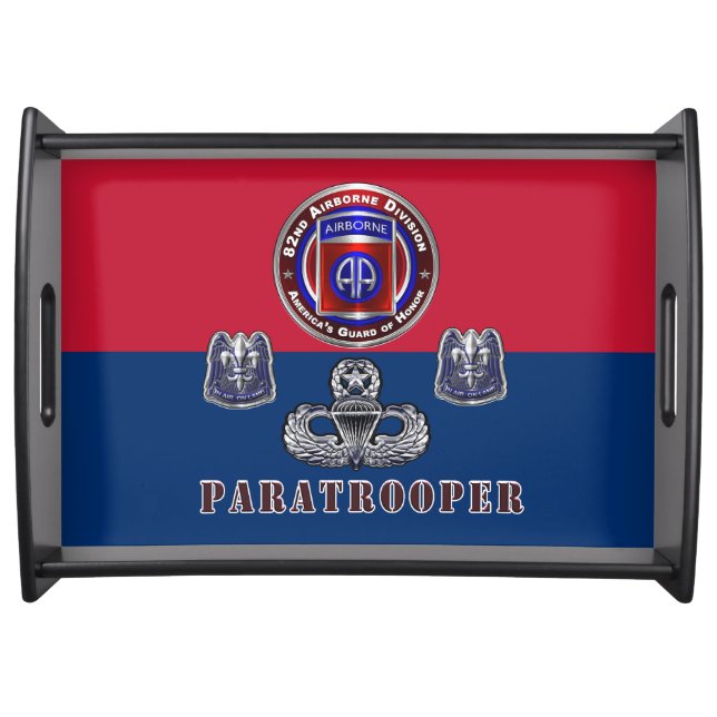 82nd Airborne Division Fort Bragg Serving Tray (Front)
