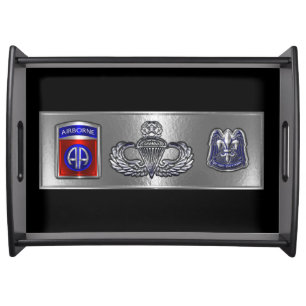 82nd Airborne Division Fort Bragg Serving Tray