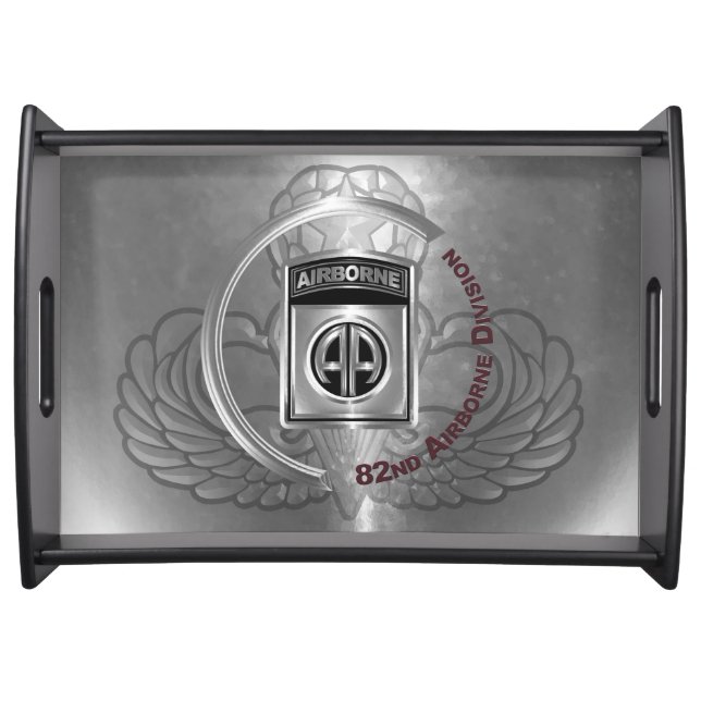 82nd Airborne Division Fort Bragg  Serving Tray (Front)
