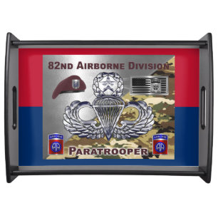 82nd Airborne Division Fort Bragg Serving Tray