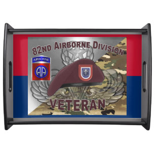 82nd Airborne Division Fort Bragg Serving Tray