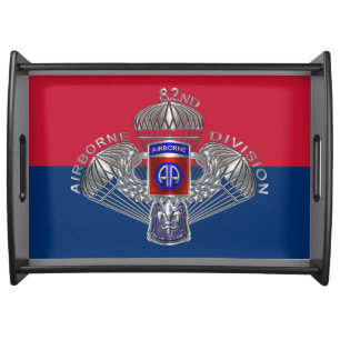 82nd Airborne Division Fort Bragg Serving Tray