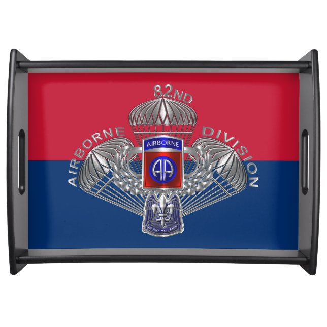 82nd Airborne Division Fort Bragg Serving Tray (Front)
