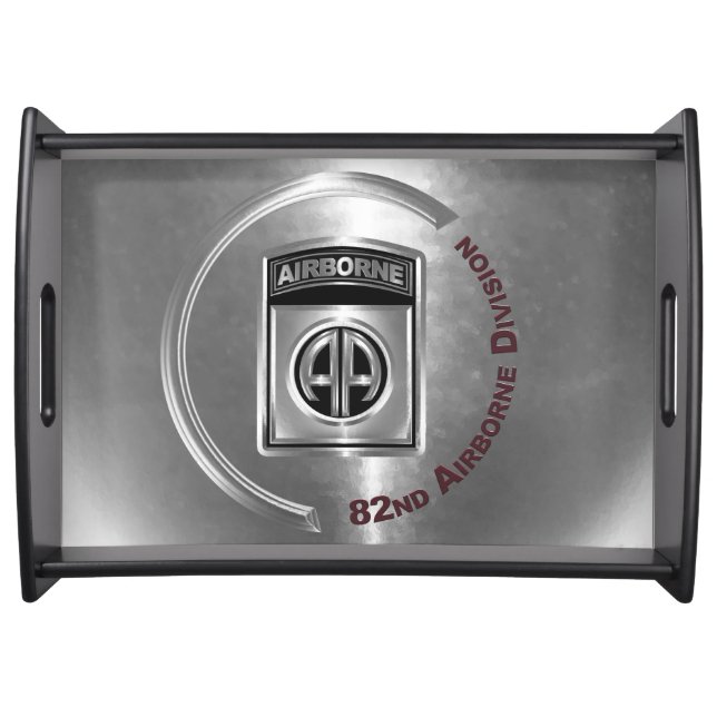 82nd Airborne Division Fort Bragg  Serving Tray (Front)