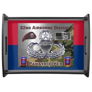 82nd Airborne Division Fort Bragg Serving Tray
