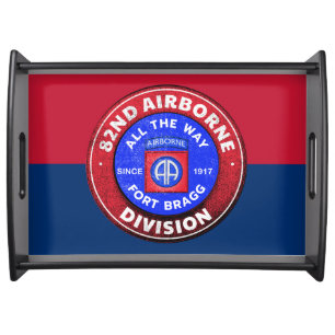 82nd Airborne Division Fort Bragg Serving Tray