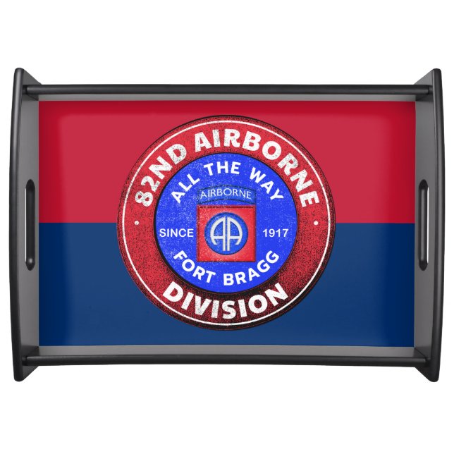 82nd Airborne Division Fort Bragg Serving Tray (Front)