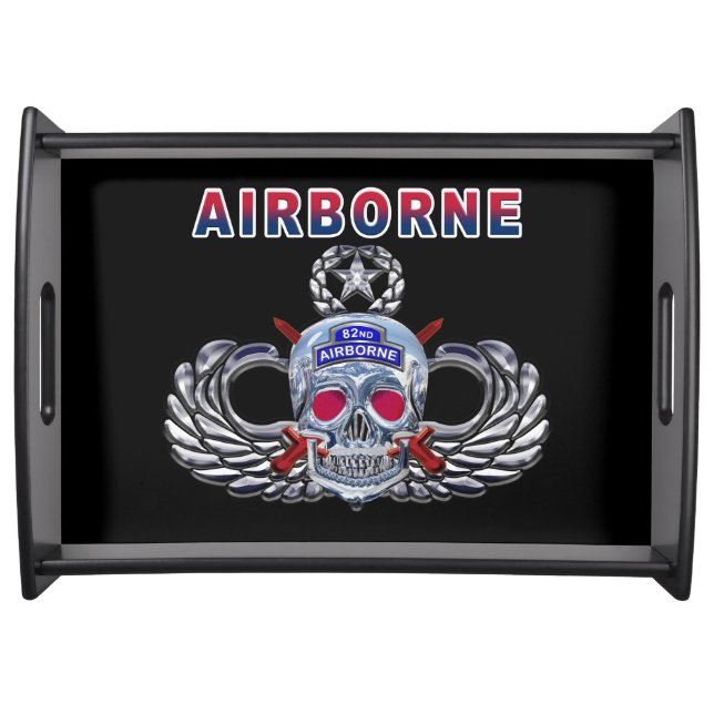 82nd Airborne Division Fort Bragg Serving Tray (Front)