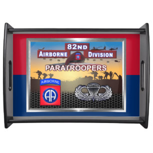 82nd Airborne Division Fort Bragg Serving Tray