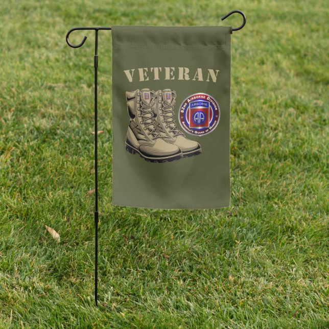 82nd Airborne Division  Garden Flag (In SItu)