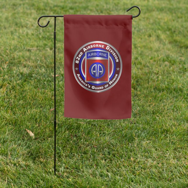82nd Airborne Division  Garden Flag (In SItu)