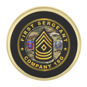 82nd Airborne Division   Gold Finish Lapel Pin