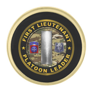 82nd Airborne Division Gold Finish Lapel Pin