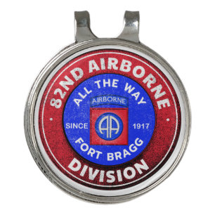 82nd Airborne Division Golf Hat Clip