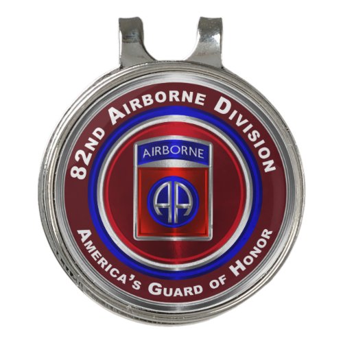 82nd Airborne Division Golf Hat Clip