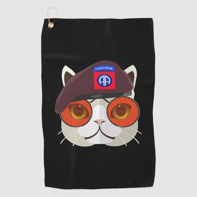 82nd Airborne Division Golf Towel (Front)