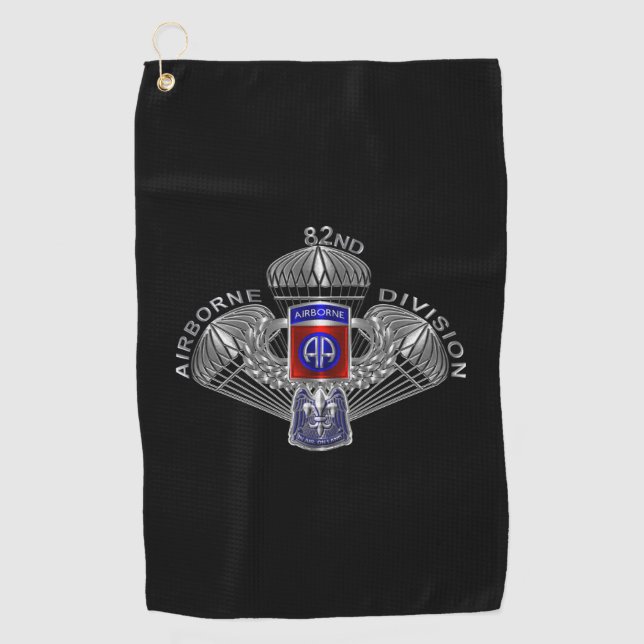 82nd Airborne Division  Golf Towel (Front)