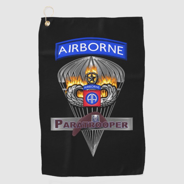 82nd Airborne Division Golf Towel (Front)