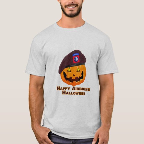 82nd Airborne Division  Happy Airborne Halloween T_Shirt