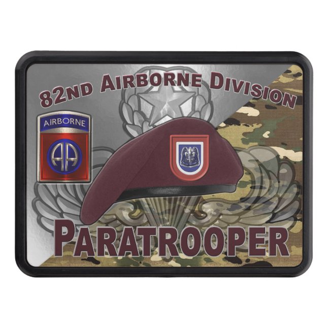 82nd Airborne Division  Hitch Cover (Front)