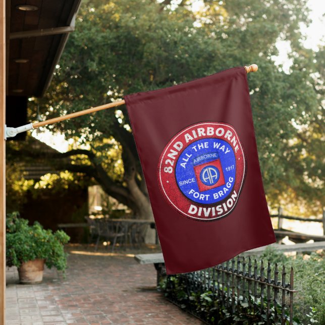 82nd Airborne Division  House Flag (In SItu)