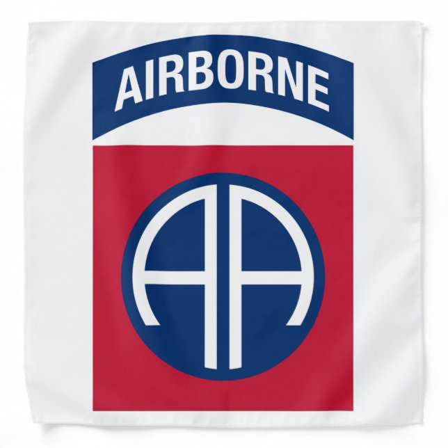 82nd Airborne Division Insignia Military Veteran Bandana (Front)