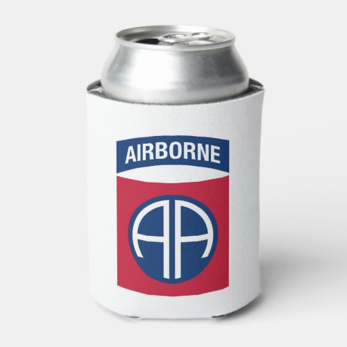82nd Airborne Division Insignia Military Veteran Can Cooler