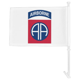 82nd Airborne Division Insignia Military Veteran Car Flag