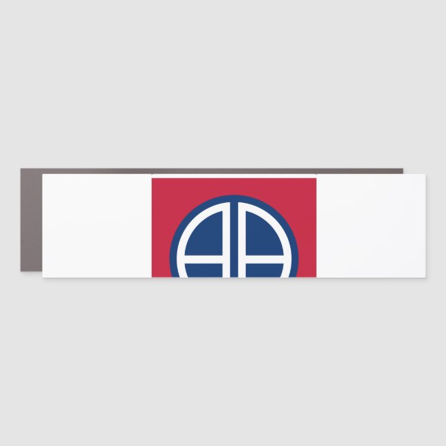 82nd Airborne Division Insignia Military Veteran Car Magnet (Front)