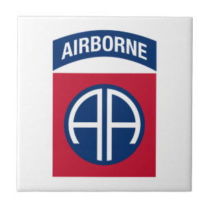 82nd Airborne Division Insignia Military Veteran Ceramic Tile